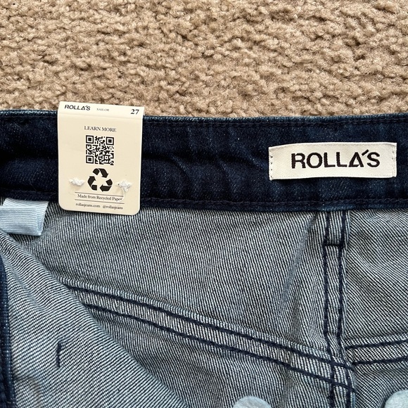 ROLLA'S Sailor Dark Stone Flare Jeans - Picture 5 of 6